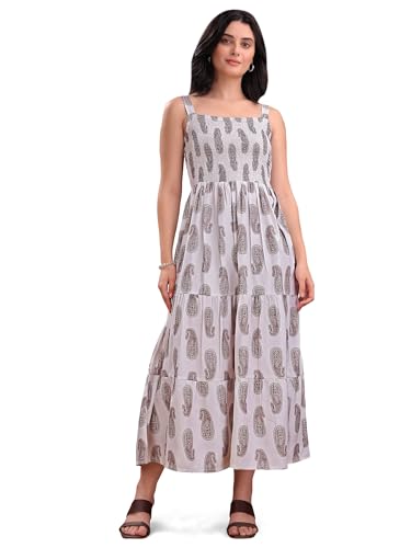 Image of PURVAJA Women's Cotton Dress(Floe-191-194)