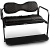 MODZ RS Custom Golf Cart Rear Seat Kit for Yamaha G29 Drive - [2007-2016] - Black Base - X-Diamond Pattern
