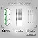 RED DRAGON Javelin Speedline 24 Gram Premium Tungsten Steeltip Darts Set with Flights and Stems