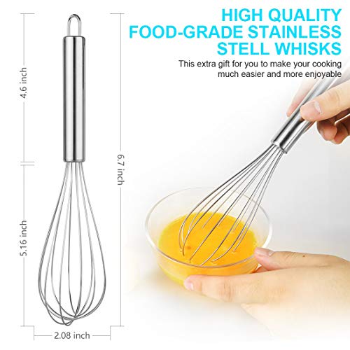 Uppetly Rice Airtight Dry Food Storage Containers, Bpa Free Plastic Sealed Holder Bin Dispenser With Pouring Spout, Measuring Cup For Cereal, Flour And Oatmeal, Include A Stainless Steel Whisk #TOP3