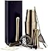 Lloow Shaker, Jeu de Cocktail Shaker, Cocktail Ensemble Cocktail Ensemble Cocktail Shaker Boston/agitateur/doseur/Bar cuillère/Criblage/Set de 7 pièces de Barman en Acier Inoxydable,Bronze
