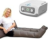 Vein Angel ® 4 appareil de massage par glissement avec bottes, 4 coussins d'air, durée & pression réglables facilement