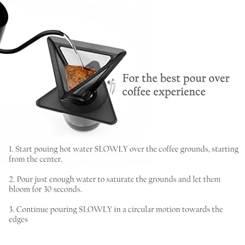 Coreflex CORECOFFEE Portable Pour Over Coffee Dripper With Storage Case, Stainless Steel Mesh Reusable Coffee Filter, Dishwasher Safe thumb #1