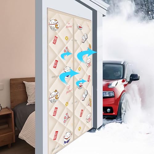 Porte isolant froid magnetique 80x205cm pour balcon et salon