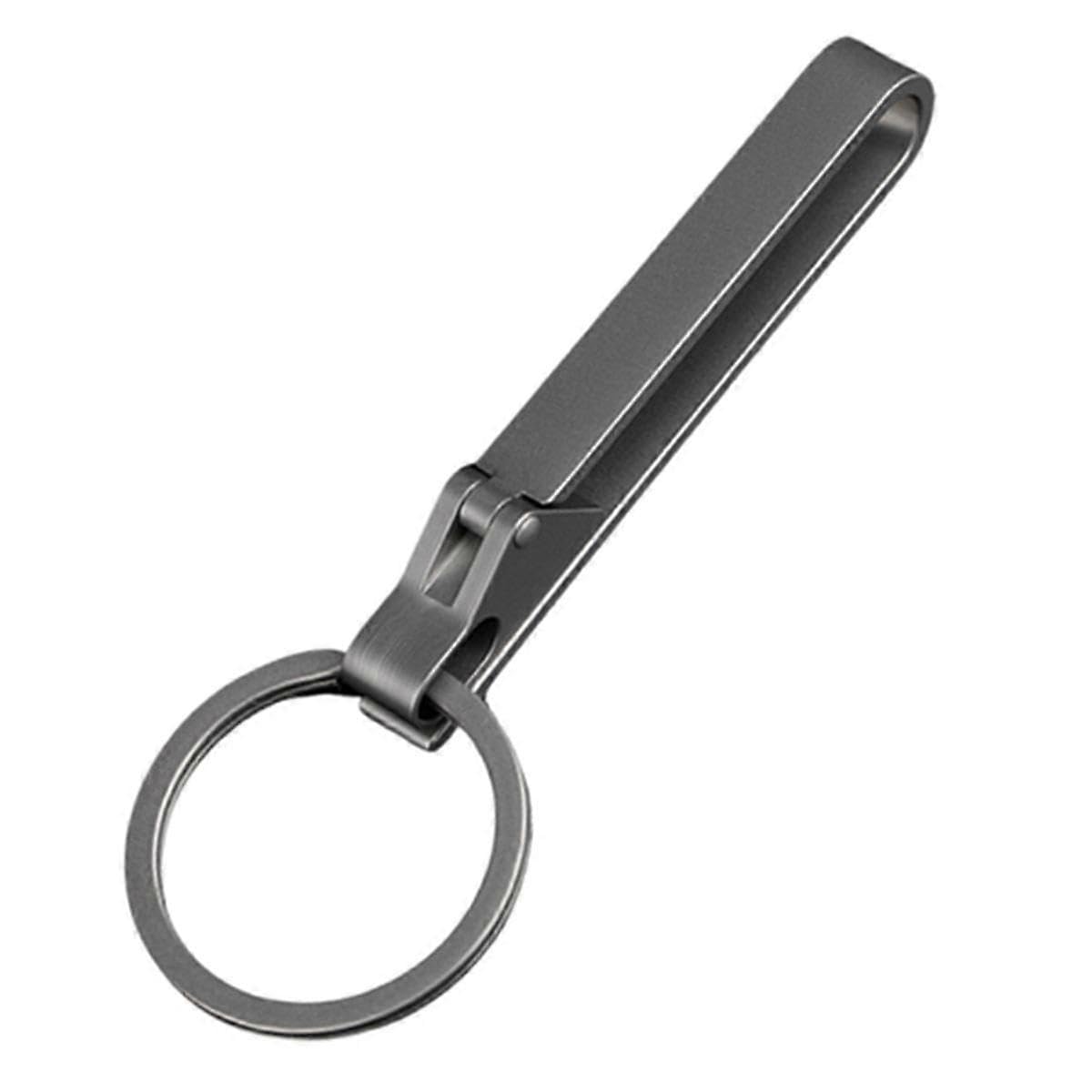 JOYHAPPST Keychain Pocket Clip Titanium Key Holder with Detachable Keyring for Men and Women Outdoor Portable