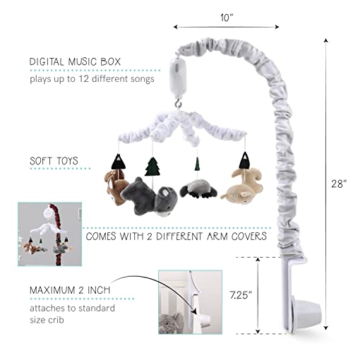 The Peanutshell Woodland Camo Baby Bedding Set, 8 Pieces #TOP5