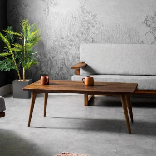Image of Solid Sheesham Wooden Tables Coffee Table Solid Wood Tatami Coffee Table (100 * 50 * 45* Cm)