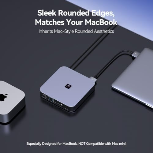 TobenONE 18-in-2 Docking Station Dual 4K Monitor for MacBook M5/M4 Pro/Max — view 9