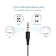 AGPTEK IPX8 wasserdichte Kopfhörer Sportkopfhörer Im-Ohr Headset Schwimmen Ohrhörer für iPhone 7, 7 Plus, 6, 6S, SE, Samsung Galaxy S8, S7, Edge S6, E11, Schwarz
