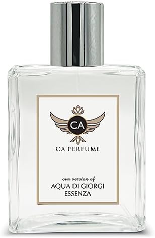 CA Perfume Impression of Aqua Di Giorgi Eszensa For Men Long Lasting Men's Cologne Eau de Parfum Spray Bottle 3.4 Fl Oz/100ml