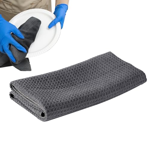 Xijobido Mikrofaser Autotücher - Waffeltuch Für Fensterpflege | Schnelltrocknendes Reinigungstuch Für Auto Spiegel Möbel Haushalt