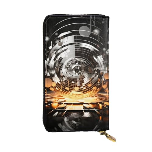 Porte-cartes femme motif musique en cuir, une idée cadeau idéale