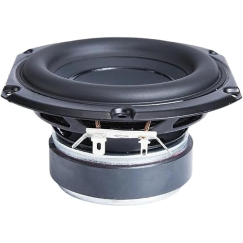 Bosiyrggrl Par de Altavoces de Rango Completo de 4 Pulgadas, 98 mm, 4 Ohmios, 30 W, Amplificadores de Sonido.