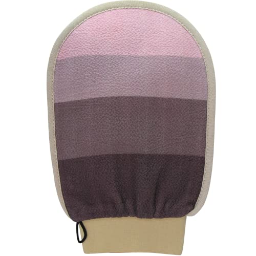 Gant Exfoliant, Double épaisseur, Intérieur Coton, Résistant Anti déchirure, Liseré Couture Renforcée, Gant de crin, Gant Kessa Hammam, Gant Gommage...
