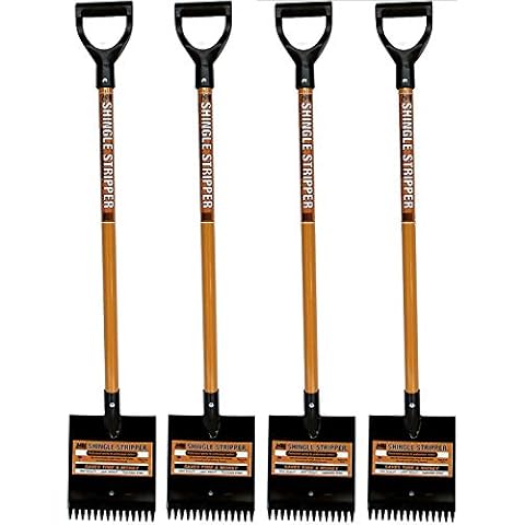 Shingle Stripper (4 Pack) by MBI Tools - Roof Tear Off, Shingle and Nail Removal Tool Cover