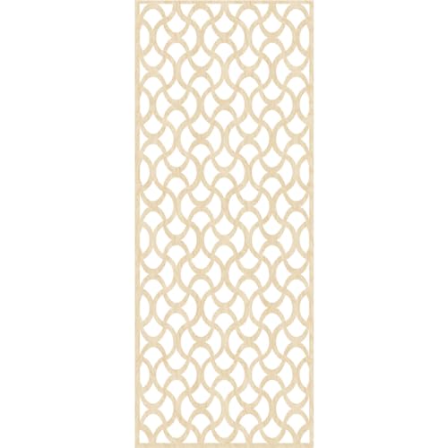 Image of Resort Decorative Pierced Fretwork Wood Wall Panels, 27 3 /8 inchW x 69 3 /8 inchH x 1 /4 inchT, Birch