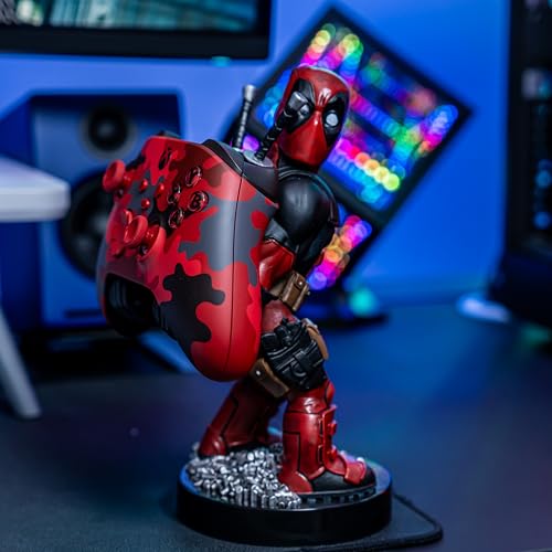 Cable Guys - Marvel Deadpool 3 Rear Repaint Gaming Accessories Holder & Phone Holder For Most Controller (Xbox, Play Station, Nintendo Switch) & Phones (Iphone, Samsung) - 2