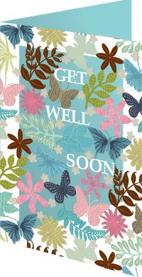 Get Well Soon - lasercut carta di Roger la borde