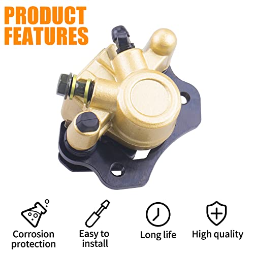 Mwmnun Brake Caliper 110Cc 125Cc 200Cc 250Cc 196Cc 150Cc 6.5Hp Ctieoleman Kt196 Yerf Dog Gx150 Kandi Baja Rtk200 Go Kart Rtk200Dune Buggy Taotao Roketa Sunl Kazuma Chinese Atv Quad Golden #TOP3