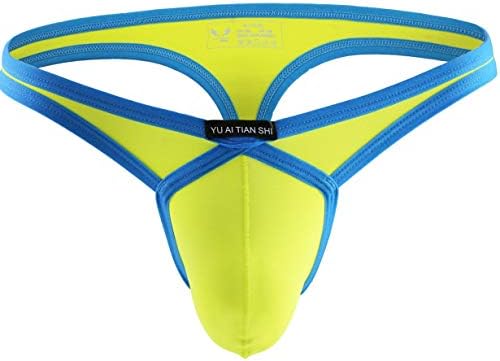 MuscleMate Men's Thong G-String Underwear, Men's Hot Thong G-String T-Back Underwear, Stretch Fit.