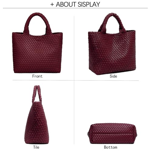 Image of JINMANXUE Fashion Woven Bag Shopper Bag Travel Handbags and Purses Women Tote Bag Large Capacity Shoulder Bags