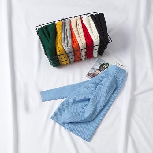 Toddler Baby Girls Turtleneck Knitted Sweater Long Sleeve High Neck Solid Pullover Jumper Kids Warm Soft Fall Winter Clothes4