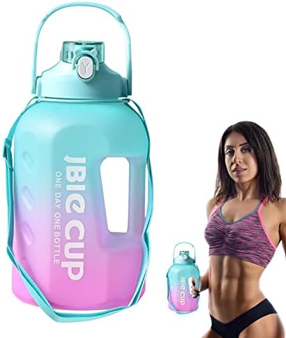 Rianpesn Agua Gimnasio - Agua Entrenamiento 3 l con Marcador Tiem...
