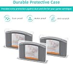 Mcbazel10 Pcs Clear Case Sleeve Protecteur pour Nintendo N64 Jeux Cartridge Boîte de jeu de jeu Protecteur de cas de stockage pour N64 Jeux