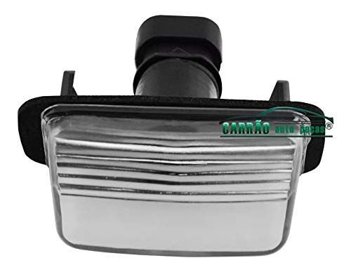 Par Lanterna Luz de Placa Linha Peugeot 206 207 Citroen C3 Com Lampada LED