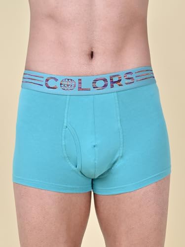 Image of Rupa Colors Solid Trunk for Men, Cotton Blend, Outer Elastic, Regular Fit, Pack of 1