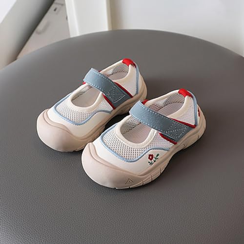 sfdgfhyf Girls stylish and casual cute flower print non-slip sandals summer sandals shoes toddler Summer Baby Flower Girl Shoes2