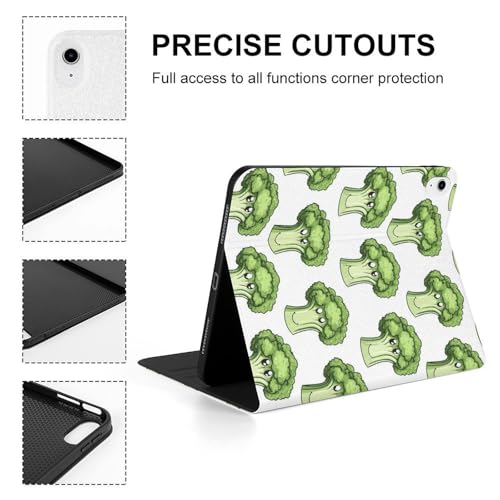 Housse de tablette compatible iPad 10e génération et A16 11" motif chou-fleur - 4