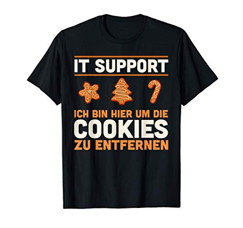Herren IT Support Weihnachten Wortspiel für Administrator & Admin T-Shirt