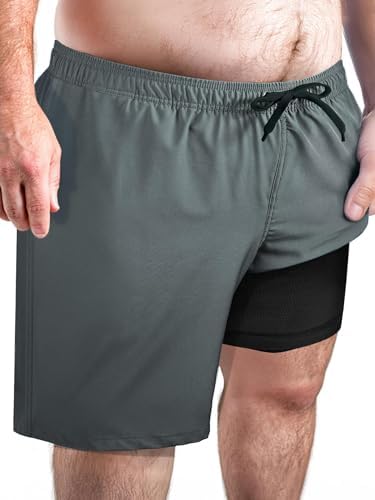 Arcweg Badehose Herren große Größen trocknend mit Kompressions 2XL-6XL | Schnelltrocknend mit Kompressions-Netzfutter & elastischem Bund | Boardshorts für Strand, Schwimmen und Spo