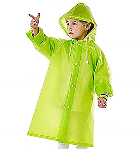 Image of Boy's|Girl's PVC Raincoat With Hood For kids (Pack of 2)