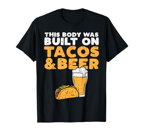 Tacos And Beer Funny Mexican Food Lover Drinking Team Gift Camiseta