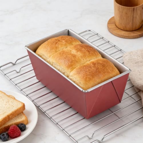 4 Pack Loaf Pan Carbon Steel Bread & Loaf Tins Set Non Stick Bread Tins 20/25/30/35 CM Toast Bread Pan Bread Tins,for Bakeware,Homemade Cakes,Baking Breads and Meatloaf - Image 4