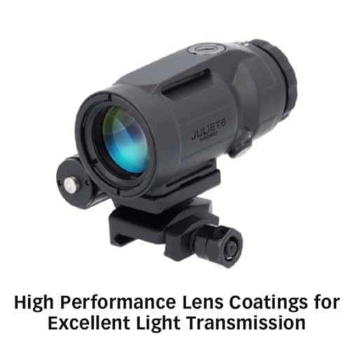 Sig Sauer ROMEO5XDR 1x20 mm 2 MOA Red Dot Sight & Juliet5-Micro 5X Magnifier Combo - Compact Rugged Durable Waterproof Gun Optics