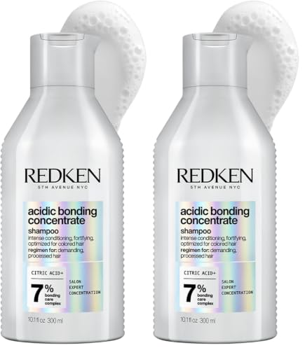 Image of Redken Acidic Bonding Concentrate Bond Repair Sulphate-Free Shampoo, 300 ml (Pack of 2)