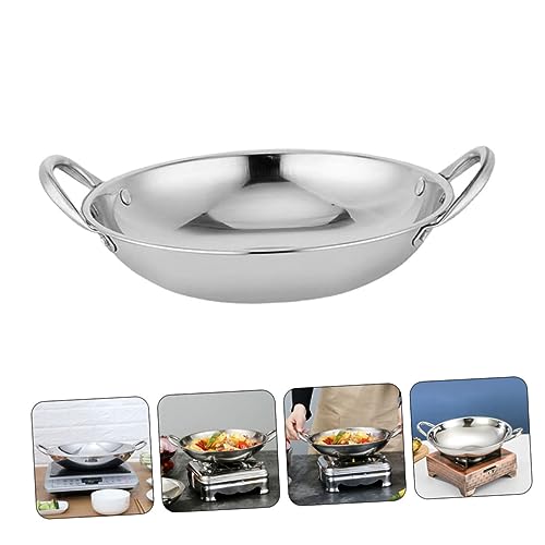 Olla Wok de Acero Inoxidable Mikinona con Fondo Redondo miniatura 5