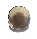 KRIO - Bolotie aus Rauchquarz an 8 fach geflochtener Schmuckkordel Ø 4 mm ca 98 cm lang