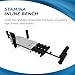 Stamina Inline Back Stretch Bench with Cervical Traction - Back and Neck Decompression - Inversion Table Alternative - Up to 250 lbs Weight Capacity