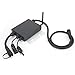 Solar Grid Tie Inverter, Solar Inverter LED Display Micro Grid Tied with Receiver, IP65 Waterproof 350W SG350MS Grid Tie Micro Solar Inverter, Solar Panel Micro Inverter, Solar Power Converter(120V)