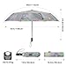 G4Free 46 Inch Reflective Travel Umbrella for Rain Large Windproof Auto Open Close Folding Compact Umbrellas, Strong Fiberglass Frame for Men Women(Colorful Line)
