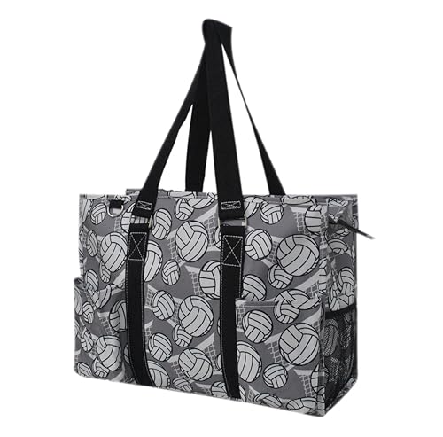Bolso Tote NGIL con cierre superior y bolsillos exteriores miniatura 1