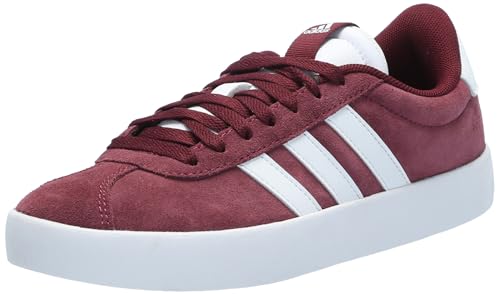 Adidas Men's VL Court 3.0, Shadow Red/White/Shadow Red, 12