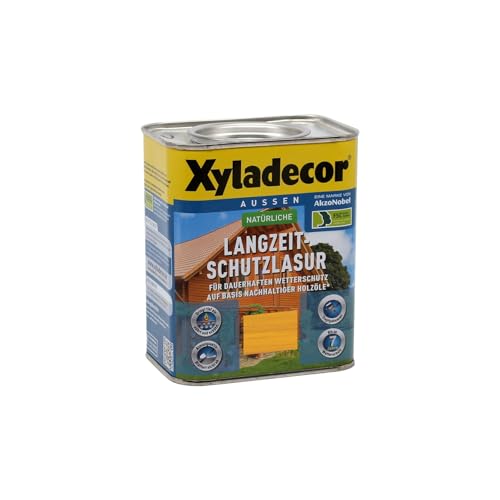 Xyladecor Natürliche Langzeit Schutzlasur Eiche Hell 0.75 l