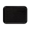 Carlisle FoodService Products CT101403 Cafe Standard Plastic Cafeteria/Fast Food Tray, NSF Certified, BPA Free, 14" Length x 10" Width, Black #1