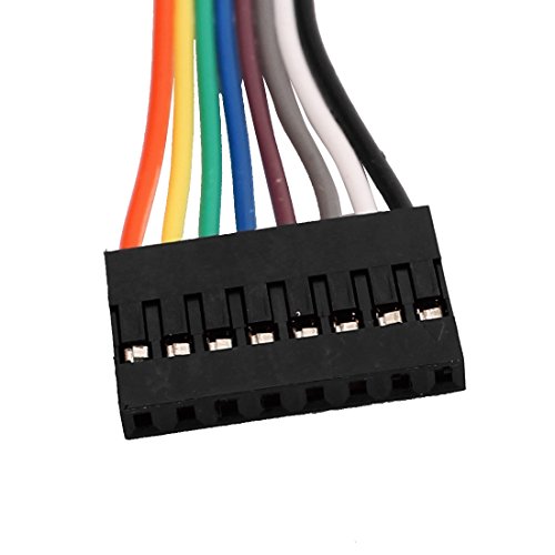 Aexit 10 Pcs Accesorios Audio y Video 8P Female 40cm miniatura 3