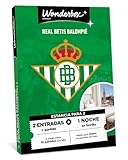 WONDERBOX Connect - Caja Regalo - Real Betis - 2 entradas para 1 Partido en Benito Villamarín - 1 Noche en Sevilla para 2 Personas - Válido Durante 27 Meses